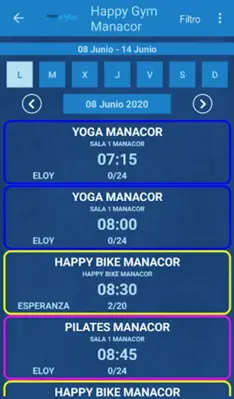 Happy Gym android App screenshot 1